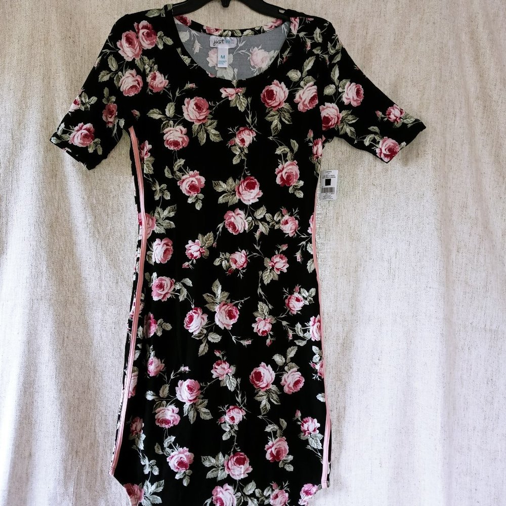 just be Women's size M Side Stripe Dress